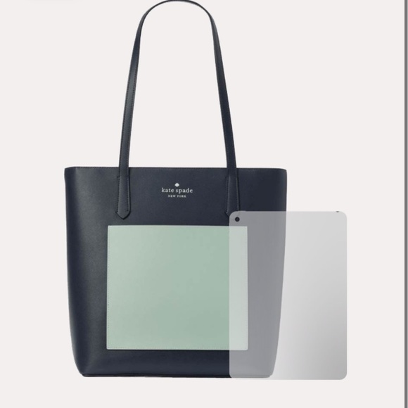 SOLD! Kate Spade Daily Tote in Blazer Blue Multi / Color Block - Picture 10 of 12